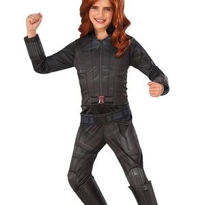 Captain America Civil War Black Widow Girl Costume